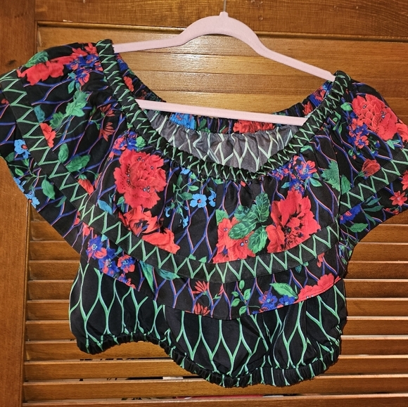 HM x Kenzo OffShoulder Multi Color Size 12